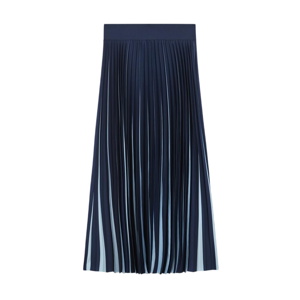 REISS Serena Contrast Pleated Midi Skirt